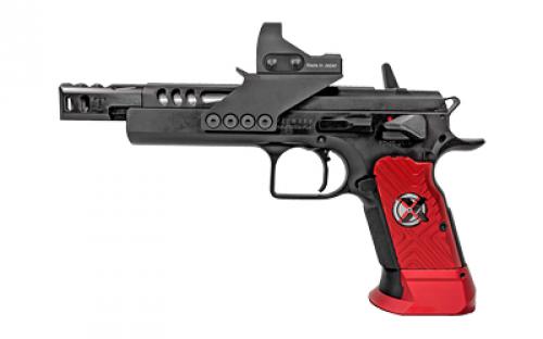 European American Armory Witness Domina, Gold Team Extreme, 9mm, 5.25 Ported Barrel, Full Race, Steel, Two Tone, 3 Magazines, 17Rd 610690
