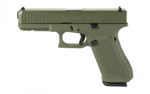 GLOCK 17 Gen5 9mm Semi-Auto Pistol with Front Serrations