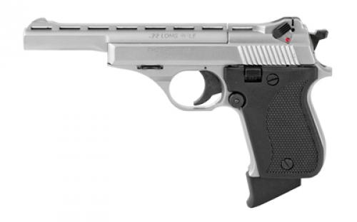 Phoenix HP22A Rangemaster, 22LR, 5 Barrel, Alloy Frame, Nickel Finish, Plastic Grips, Adjustable Sights, 10Rd, 1 Magazine HP22ARMN