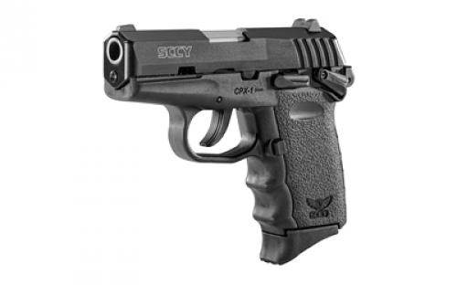 SCCY CPX-1, Double Action Only, Compact, 9MM, 3.1 Barrel, Polymer Frame, Black Finish, 3 Dot Sights, 10 Rd, 2 Magazines CPX-1 CB