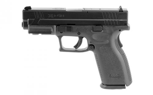 Springfield XD40, Striker Fired, Full Size, 40 S&W, 4 Barrel, Polymer Frame, Black Finish, Fixed Sights, 12Rd, 2 Magazines XD9102HC