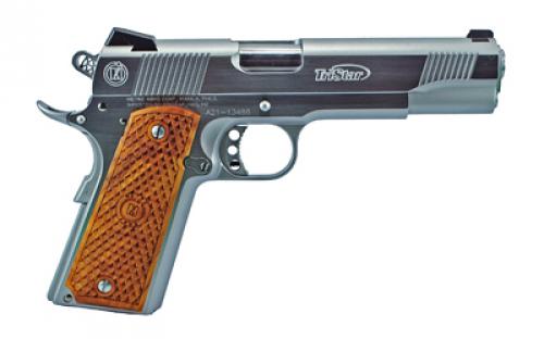American Classic II 1911, Single Action Only, Semi-automatic, Metal Frame Pistol, Full Size, 10MM, 5 Barrel, Steel, Chrome Finish, Silver, Novak-Style Sights, Manual Thumb Safety, 8 Rounds, 1 Magazine 85618