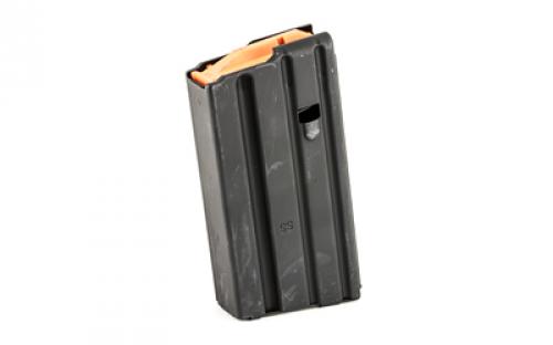 Ammunition Storage Components Magazine, 223 Rem, Fits AR-15, 20 Round Body, 10 Round Capacity, Stainless, Black, Black Follower 223-20RD-SS