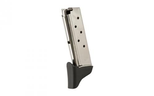 Beretta Pistol Magazine, 380ACP, 6 Rounds, Fits Beretta Pico Pistols, Steel, Matte Finish, Silver JMPP3162
