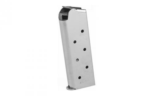 Colt's Manufacturing Magazine, 45ACP, 7 Rounds, Fits 1911 Officers/Defender, Stainless 579991-RP