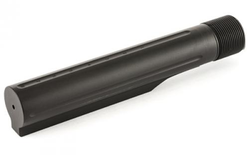 2A Armament Buffer Tube, Billet Buffer Tube, 8 position, Lightweight Latch Plate, Castle Nut, Fits AR15 Rifles, Mil Spec, Anodized Black Finish 2A-BTA6-1