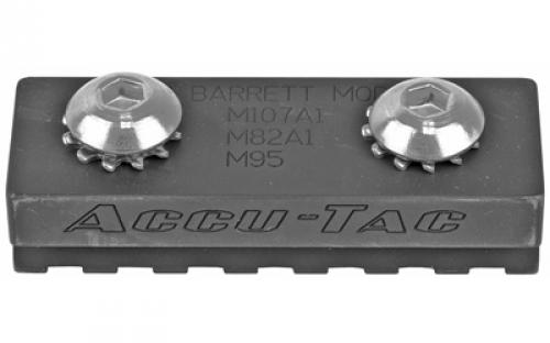 Accu-Tac Barrett Spec Rail, Anodized Finish, Black Color, Mounts into Rifle Chassis, Fits Barrett M107A1, M82A1, M95 BSPR-MFA