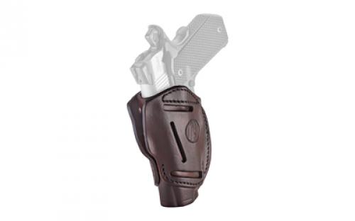 1791 3 Way Holster, OWB Holster, Size 1, Ambidextrous, Signature Brown, Leather 3WH-1-SBR-A