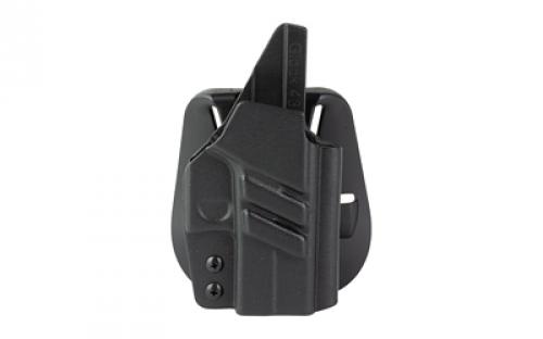 1791 Tactical Kydex, Inside Waistband Holster, Fits Glock 43X MOS, Right Hand, Kydex, Black TAC-IWB-G43XMOS-BLK-R