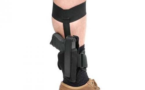 BLACKHAWK Ankle Holster, Size 01, Fits 3- 4 Barrel Medium Frame Autos (.32-.380 Caliber), Right Hand, Black 40AH01BK-R