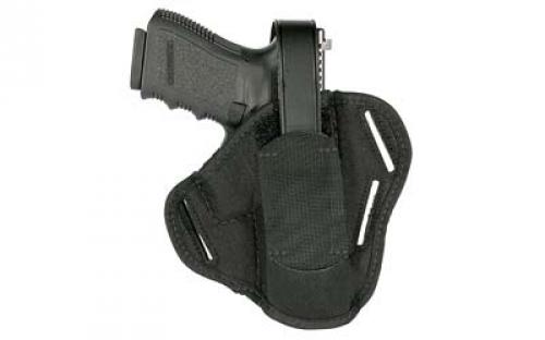 BLACKHAWK 3-Slot Ambidextrous Pancake Holster, Size 04, For Glock 26/27/33 and Other Sub-Compact 9mm/.40 Caliber, Black 40PC04BK
