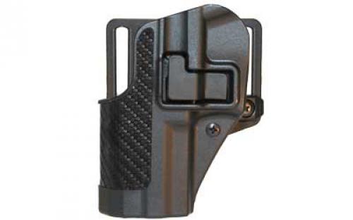 BLACKHAWK CQC SERPA Holster With Belt and Paddle Attachment, Fits S&W MP, Left Hand, Carbon Fiber, Black 410025BK-L