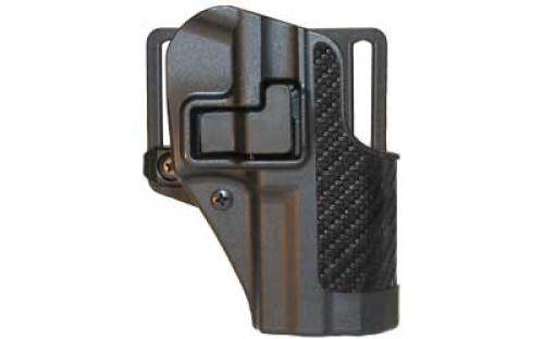 BLACKHAWK CQC SERPA Holster With Belt and Paddle Attachment, Fits S&W MP, Right Hand, Carbon Fiber, Black 410025BK-R