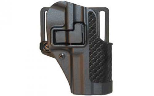 BLACKHAWK CQC SERPA Holster With Belt and Paddle Attachment, Fits Springfield XD Sub-Compact, Carbon Fiber, Black 410031BK-R