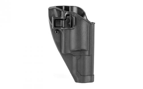BLACKHAWK CQC SERPA Holster With Belt and Paddle Attachment, Fits Taurus Judge 3 Cylinder, Right Hand, Black 410544BK-R