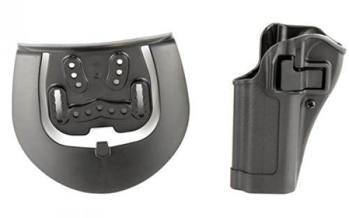 BLACKHAWK CQC SERPA Holster With Belt and Paddle Attachment,Fits CZ75/75B/75 Shadow SP01/85B, Left Hand, Black 410562BK-L