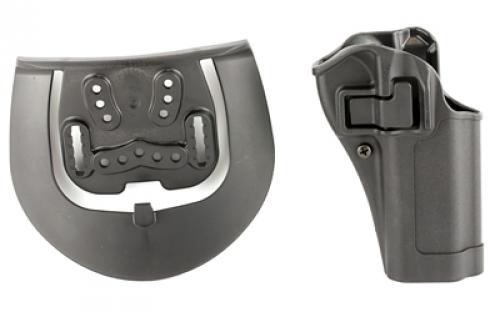 BLACKHAWK CQC SERPA Holster With Belt and Paddle Attachment,Fits CZ75/75B/75 Shadow SP01/85B, Right Hand, Black 410562BK-R