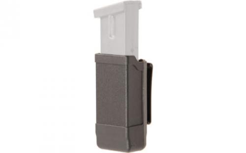 BLACKHAWK CQC Magazine Case, Single, Double Row, Matte, Black 410600PBK