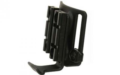 BLACKHAWK Dual Rail Accessory Platform, Fits Belt Loop, Carbon Fiber, Black 411300CBK