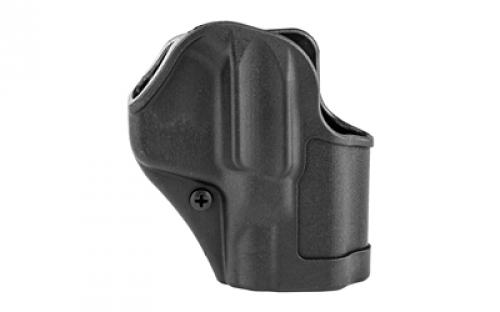 BLACKHAWK CQC Sportster Belt Holster, Fits S&W M&P Shield, Right Hand, Black 415663BK-R