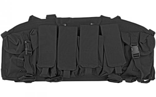 BLACKHAWK Commando Chest Harness, 4 Magazine Pouches, Black 55CO00BK