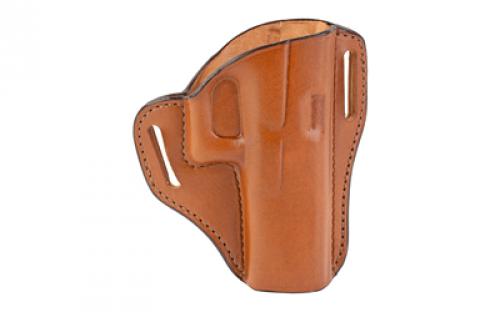 Bianchi Model #57 Remedy Open Top Leather Holster, Fits Glock 17/22/31, Tan, Right Hand 25028