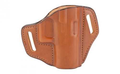Bianchi Model #57 Remedy Open Top Leather Holster, Fits Glock 43, Tan, Right Hand 26950