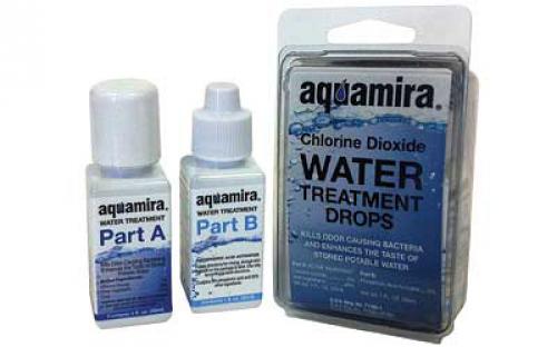 Aquamira Water Treatment Drops, 1 oz Bottles, Treats Up to 30 Gallons of Water 67202