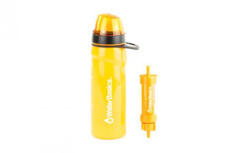 Aquamira Series II, WaterBasics Filter Bottle, Red Line Filter, Orange 67258