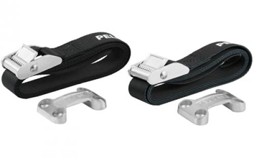 Pelican Heavy Duty Polyester Straps, Black, Fits all Pelican Elite Coolers, Stainless Steel Deck Plate with Stainless Steel Screws included C-TD-KIT