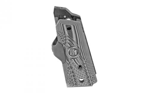 Crimson Trace Corporation Master Series, LaserGrip, 1911 Government/Commander, Tactical G10, Micro-Compact Diode, Fits Ambi Safety Models, Front Activation, Black/Grey LG-904G