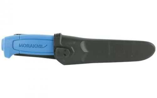 Morakniv 15 Pack of Morakniv Basic 546 Fixed Blade Knives, Stainless Steel Blade, Blue Rubber Handle, Black Sheath, 3.6 Blade and 8.1 Overall Length M-12241