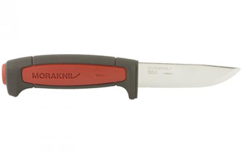 Morakniv 15 Pack of Pro C Fixed Blade Knives, Carbon Steel Blade, Black and Red Rubber Handle, Black Sheath, 3.6 Blade and 8.1 Overall Length M-12243