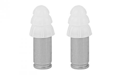 2 Monkey Trading 9MM Ear Plugs, Silver LSEP-9