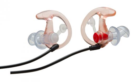 Surefire EarPro Sonic Defender, Ear Plug, Large, Clear EP3-LPR