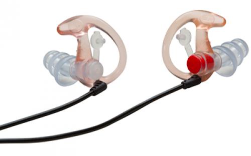 Surefire EarPro Sonic Defender Plus, Ear Plug, Small, Clear EP4-SPR