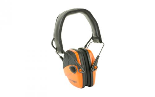 Howard Leight Impact Sport Bolt, Electronic Earmuff, Folding, Orangeg R-02231