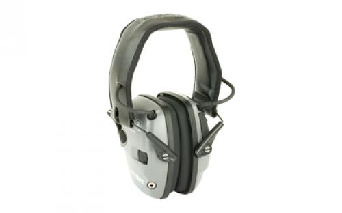 Howard Leight Impact Sport Bolt, Electronic Earmuff, Folding, Greyg R-02232