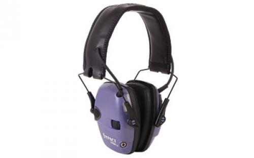 Howard Leight Impact Sport, Electronic Earmuff, Folding, Purple R-02522
