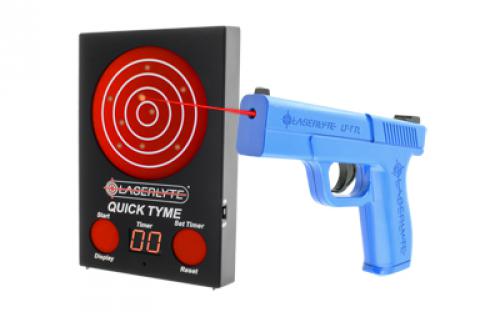 Laserlyte Laser Training Kit, Includes 1 Quick Tyme Target and 1 Laser Pistol, Full Size, Batteries Included TLB-LQD