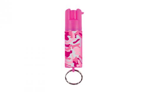 Sabre Spray, .54oz, Red Pepper, CS Tear Gas & UV Dye, Pink Camo SPKC14PC-OC
