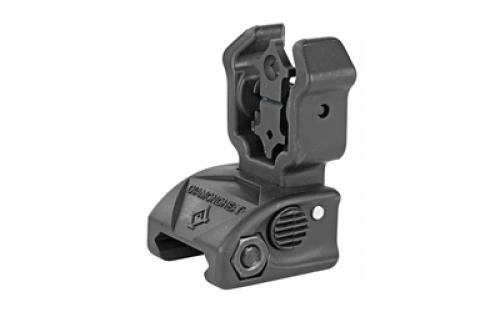 Diamondhead USA, Inc. Polymer Diamond Sight, Fits AR Rifles, Flip-up Rear Sight, with NiteBrite Insert, Black Finish 1401