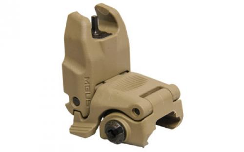 Magpul Industries MBUS Back-Up Front Sight Gen 2, Fits Picatinny Rails, Flip Up, FDE Finish MAG247-FDE