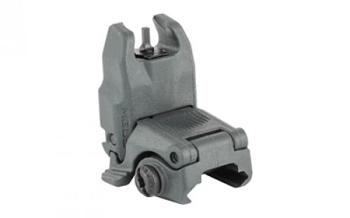 Magpul Industries MBUS Back-Up Front Sight Gen 2, Fits Picatinny Rails, Flip Up, Gray Finish MAG247-GRY