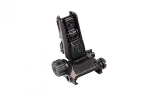 Magpul Industries MBUS Pro LR Adjustable Sight Rear, Black Finish MAG527
