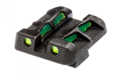 Hi-Viz Litewave Sight, Fits 9MM, 40 S&W 357 Sig, Rear Only, Includes cludes Litepipes and Key GLLW15