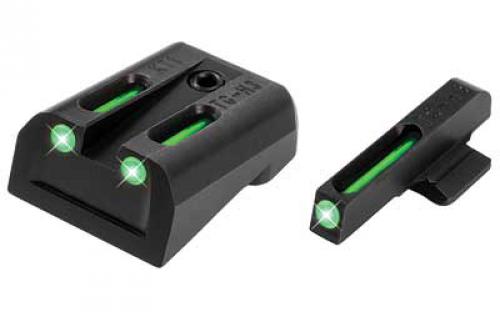 Truglo Brite-Site Tritium/Fiber Optic Sight, Fits Kimber, Green TG131KT