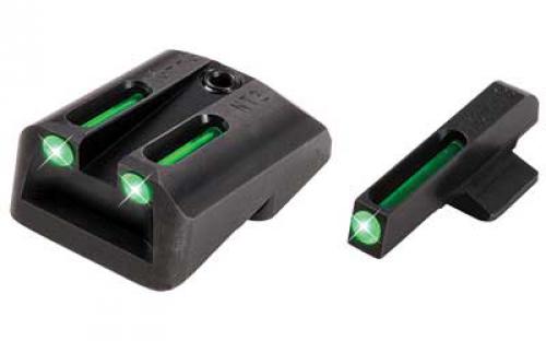 Truglo Brite-Site Tritium/Fiber Optic Sight, Fits 1911 Off, Green TG131NT3
