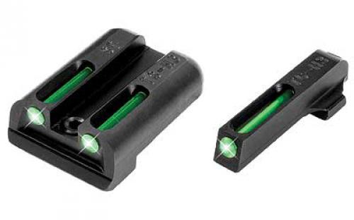 Truglo Brite-Site Tritium/Fiber Optic Sight, Fits Sig #8 Front / #8 Rear, Green TG131ST1