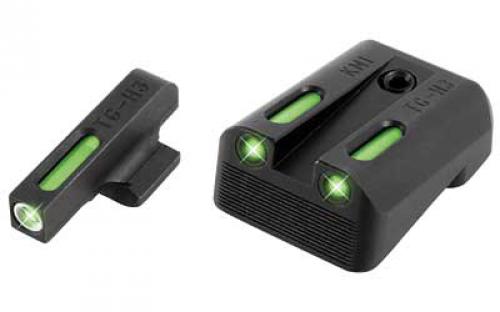 Truglo Brite-Site TFX, Sight, Fits Kimber 1911 models with Fixed Rear Sights, Tritium/Fiber-Optic, Day/Night Sight, 24/7 Brightness TG13KM1A